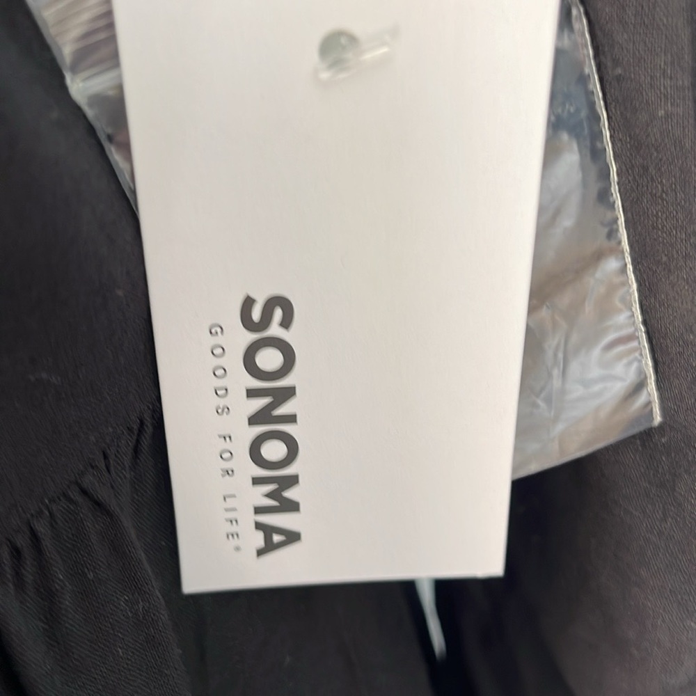 ‼️SOLD‼️Sonoma Midi Black Dress size M petite NWT - Picture 5 of 7